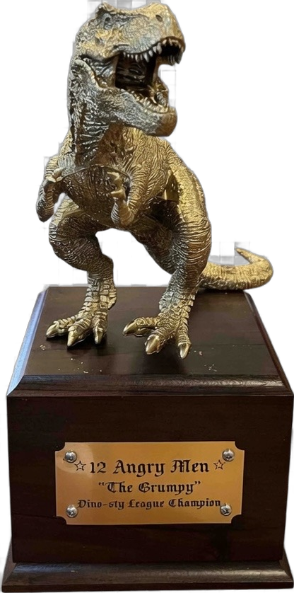 The Grumpy — the league championship trophy